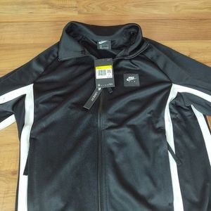 NIKE AIR  FULL ZIP MEN'S JACKET Black LOOSE FIT BV